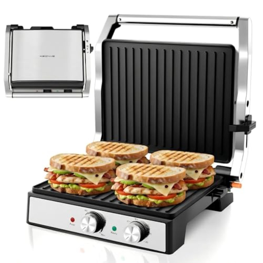 Sandwich Press Panini - Сэндвичница-пресс Panini с функцией установки температуры