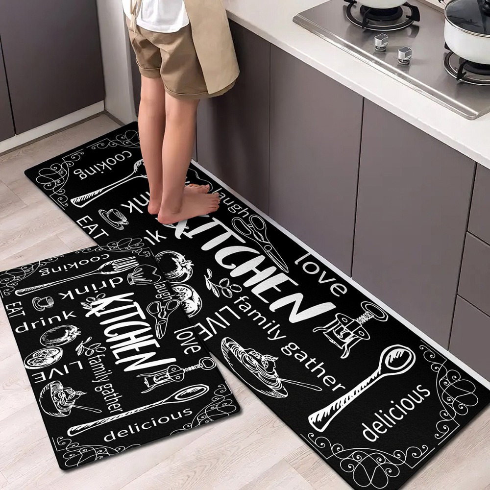 Commercial Kitchen Quotes - 2 шт., ковер с цитатой «Жизнь