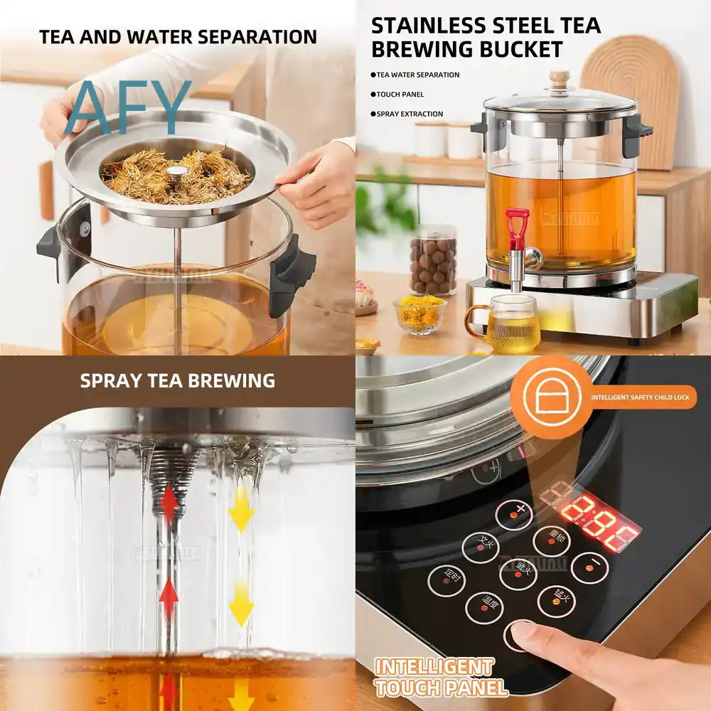 Commercial Kitchen Kettle - Электрический чайник-заварник из нержавеющей стали для
