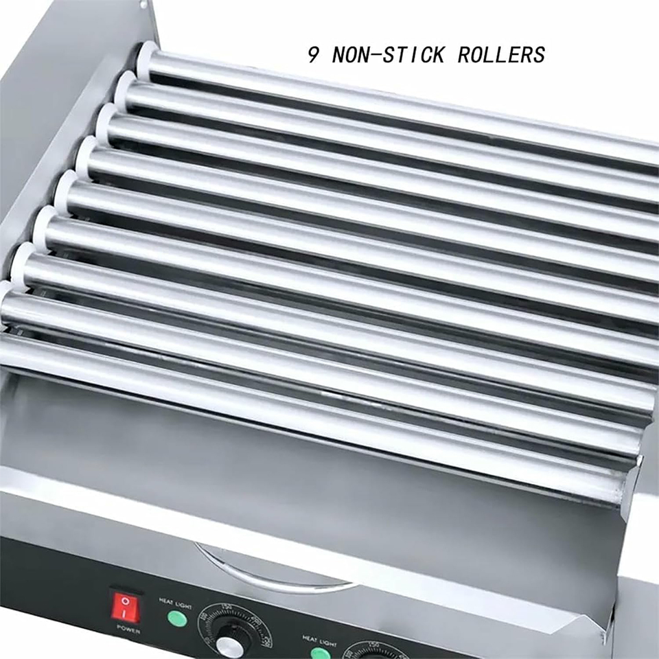 HHD09A Коммерческий роликовый  – обзор и цена Hot Dog Roller Grill