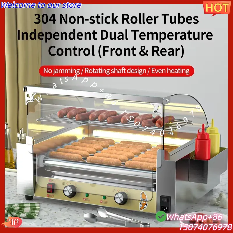 Оптовая продажа: Новая модель  – обзор и цена Hot Dog Roller Grill